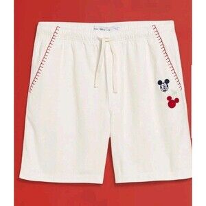 NWT Men's Old Navy X Disney Linen Blend Jogger Shorts Size M
